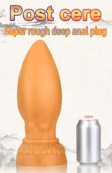 Miękki silikonowy ogromny korek analny duże korki analne zwieracz odbytu G spot stymulator masturbator erotyczne analny sex zabawki dla mężczyzn kobiet gejów