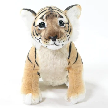 Modelowanie Tygrys pluszowe zabawki lew, lampart lalka miękka poduszka miękkie Zwierzęta Dzieci prezent na urodziny