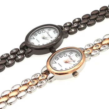 Modny zegarek damski bransoletka kobiece kobieta zegarek Bling Crystal zegarek analogowy kobieca sukienka zegarek kwarcowy Montre Femme O142
