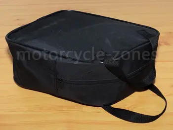 Motocykl czarny akcesoria torby opakowanie kostka liniowej ciągniki torby zestaw dla Harley Touring Electra/Street/Road Glide Road King FLH 96-13