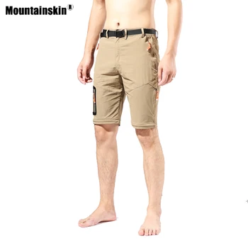Mountainskin gorące męskie letnie odpinane wodoodporne spodnie oddychające spodnie na świeżym powietrzu, piesze wycieczki, trekking, Wędkarstwo spodnie spodenki VA774
