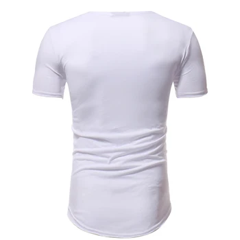 Męska koszulka z krótkim rękawem Fitness Muscle Brand Tops Tees New Zipper decoration Men Pure color T-Shirt Casual shirt bottoming