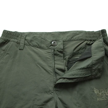 Męskie spodnie cargo w stylu wojskowym męskie letnie, wodoodporne, oddychające spodnie Męskie biegacze wojskowe kieszenie casual spodnie plus rozmiar 4XL