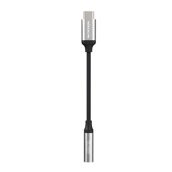 NILLKIN DAC HiFi декодирующий amp Type-C to 3.5 mm Jack Adapter USB-C to 3.5 mm Headphone Audio Aux kabel do Samsung Xiaomi