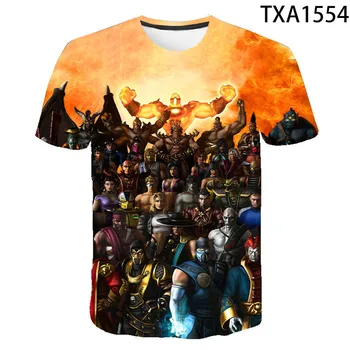 New Monie Mortal Kombat Fashion 3D Printed T Shirt Summer Style Men Women Children Short Sleeve Boy girl Kids Casual Top Tees