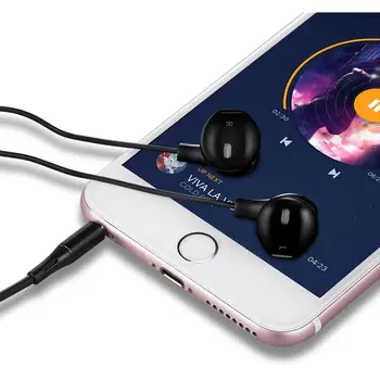 Newmsnr X6 3.5 mm słuchawki douszne,stereo muzyka basu słuchawki sportowe, słuchawki In-line Control Hands-free z mikrofonem dla wszystkich telefonów