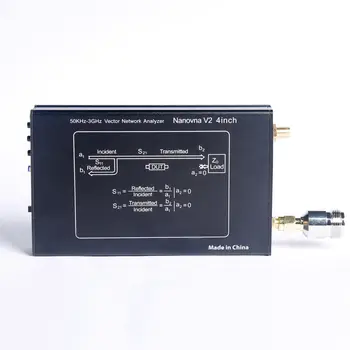 Nowy 4-calowy wyświetlacz LCD NanoVNA V2 3 Ghz SAA-V2 GS-400 2000 mah wektorowy analizator sieci HF VHF UHF analizator antenowy