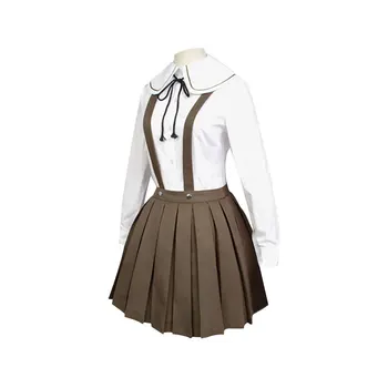 Nowy Danganronpa V3 cosplay kostiumy Chihiro Фудзисаки jednolite mundurki szkolne płaszcz / spódnica / płaszcze garnitury dla kobiet Anime cosplay