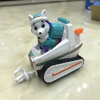 Nowy Styl Lapa Patrolowa Pies Anime Zabawki Dla Dzieci Samochód Z Muzyką Patrulla Canina Postać Modelu Dzieci Prezenty Świąteczne