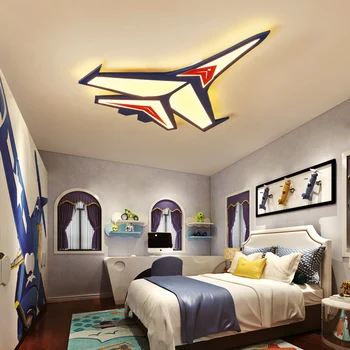 Nowy rysunek samolot Led sufitowa żyrandol nowoczesny żyrandol do sypialni dla dzieci blask domowego oświetlenia wewnętrznego biżuteria akcesoria
