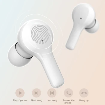 Nowy wodoodporny IPX7 TWS True Wireless Bluetooth 5.0 Słuchawki douszne redukcja szumów modne słuchawki