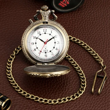 Nowy świecące led cyfry arabskie wyświetlacz brązowy pociąg lokomotywa silnik kwarcowy zegarek kieszonkowy retro punk kieszonkowe łańcuchowe zegarek