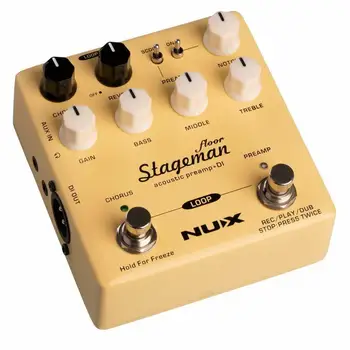 NuX Stageman Floor Acoustic Preamp & DI Pedal efekt gitara elektryczna