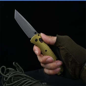 OEM 537 składany nóż EDC M4 ostrze aluminiowy uchwyt odkryty camping nóż przetrwania polowanie kieszonkowe owocowe noże EDC narzędzie