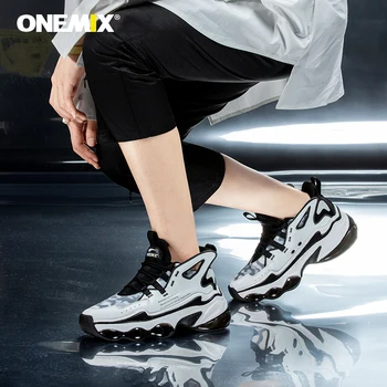 ONEMIX buty do biegania dla mężczyzn Wysokość zwiększenie 7 cm poduszka powietrzna moda oryginalny błotnik odblaskowe buty sportowe spacery buty do biegania kobiety