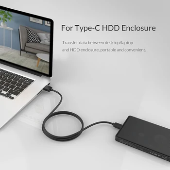 ORICO Type-A to Type-C kabel do ładowania USB 2.0 / USB 3.0, szybki przechodzi kabel do laptopów pozłacany kabel