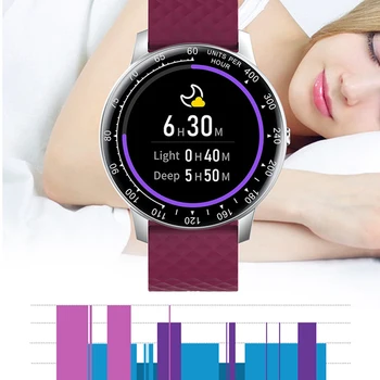 Ockered Smart Watch Men DIY Watchface Full Touch fitness tracker rytmu serca, ciśnienia tętniczego krwi Smart Clock Women Smartwatch dla mi