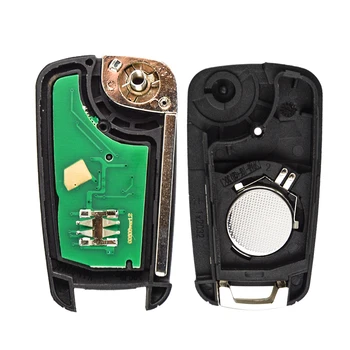 OkeyTech Car Remote Key DIY do OPEL/VAUXHALL 433 Mhz z chipem ID46 do Astra J Corsa E Insignia Zafira C 2009-2016 2 3 4 przycisk