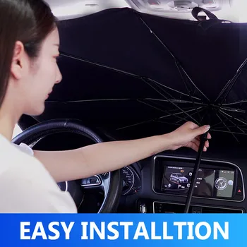 Osłona przeciwsłoneczna ochraniacz parasol auto okno parasol obejmuje przednią szybę samochodu cień parasol UV protector samochodu, szyba przednia parasol pokrywa
