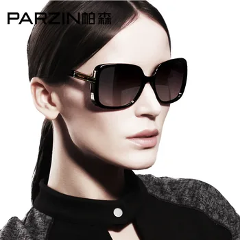 PARZIN Vintage oversize luksusowe okulary Kobiety Polarzied marka projektant mody okulary UV400 okulary