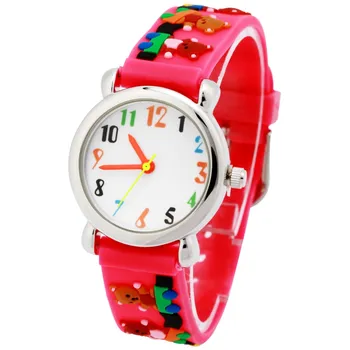 PENGNATATE dziecięce zegarki dla chłopców, dziewcząt sprzedaż kreskówki zegarek silikonowy ładny prezent dzieci kwarcowy zegarek zegarki na rękę bransoletka dziewczyna