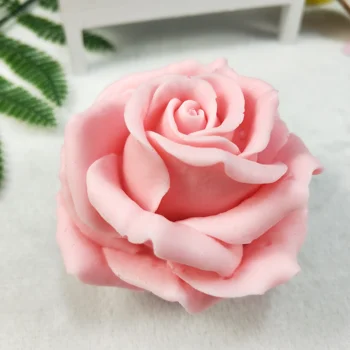 PRZY Rose Silikonowa forma bukiet róż 3D mydło formy kwiat ciasto do formy dekoracji glina żywica czekolada świeca pieczenia narzędzia