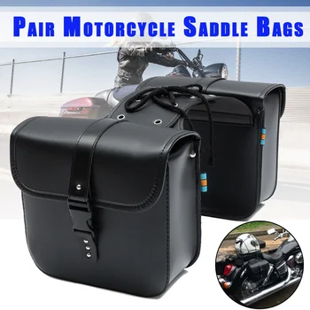 Para Uniwersalnych Motocyklowych Ciągników Torby Boczne Przechowywanie Bagaż Torba Widelec Narzędziowa Torba Dla Honda/Yamaha/Suzuki