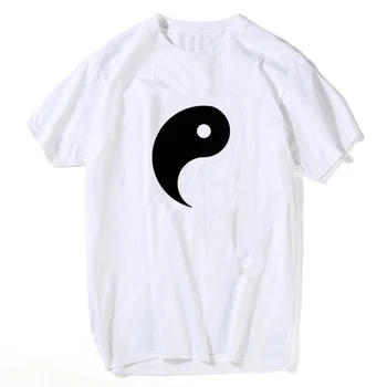 Pary odzież miłośnicy koszulki Mężczyźni Kobiety druku Yin Yang plotki koszulka prezent na Walentynki dla pary koszulka letnie topy odpowiednie