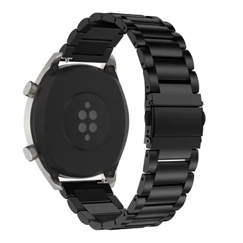 Pasek do zegarka ze stali nierdzewnej dla Huawei Watch GT2 GT 42 mm 46 mm pasek Samsung Galaxy 46 mm/Gear S3 Frontier/Amazfit gts bransoletka