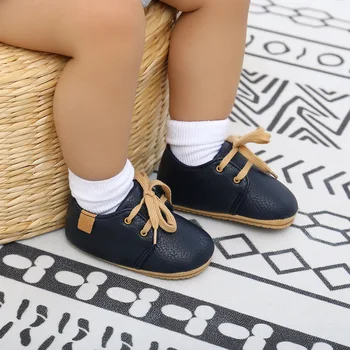 Plac sztuczna buty gumowe dno antypoślizgowe miękkie obuwie леопардовые mokasyny noworodka wysokiej jakości moda Czarna buty dla Dzieci Baby Boy Girl
