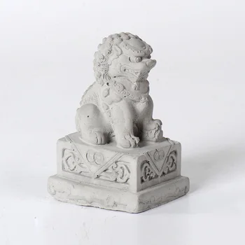 Pomnik lwa betonowe formy chiński styl stół rzemiosło dekoracyjne narzędzia