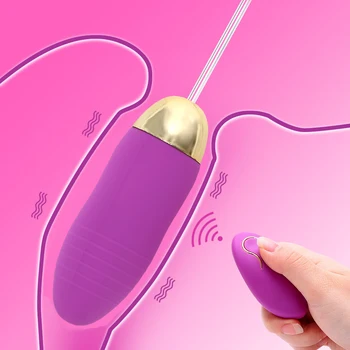 Potężny pocisk wibrator G-Spot masażer łechtaczki stymulator przenośny wibrujące jajko pilot zdalnego sterowania 10 Prędkość sex zabawki dla kobiet