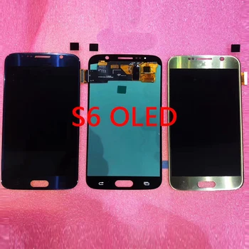 Przetestowany G920F wyświetlacz LCD do Samsung Galaxy S6 wyświetlacz LCD ekran dotykowy z ramką dla Galaxy S6 G920 G920F LCD-naprawa