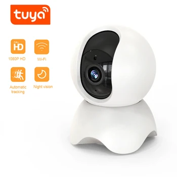 QZT Indoor IP Camera WIFI Tuya Smart Home Security Camera monitoring podczerwieni Niania 360° kamera cctv IP WIFI