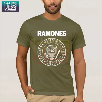 Ramone logo t-shirt śmieszne koszulki bawełniane topy t-shirt, bawełniana koszulka prezent codzienne z krótkim rękawem top O szyja bawełniane koszulki topy