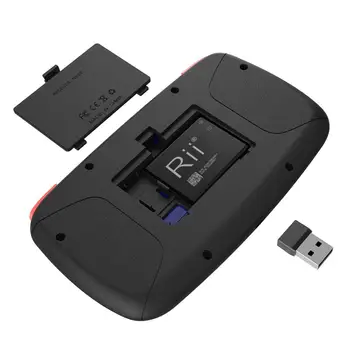 Rii i4 Mini hiszpańska klawiatura 2.4 G Bluetooth Dual Modes Handheld Fingerboard Backlit Mouse Touchpad Remote Control for TV Box