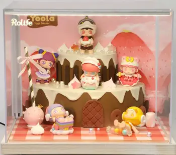 Robotime Yoola Series Action Figures Toy Kawaii Macaron Action figure Toys Blind Box Gift For Girls Birthday Collection