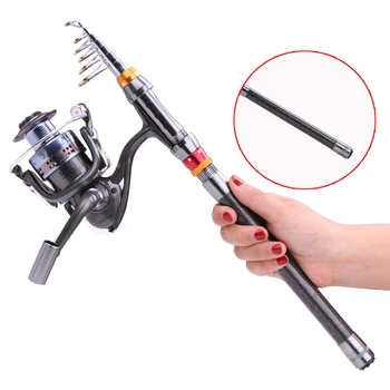 SIECHI Max Steel Rod Carbon Spinning Casting Fishing Rod with 1.8 m 2.1 m 2.4 m, 2.7 m, 3.0 m 3.6 m Baitcasting Rod for Bass Fishing