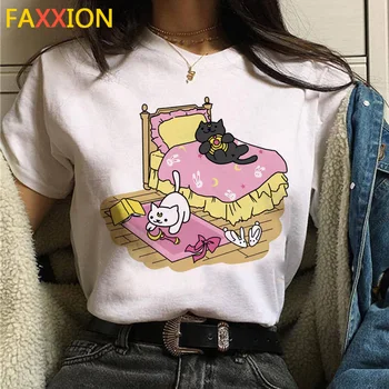 Sailor Moon t-shirt femme graphic tees women harajuku 2020 tumblr print t shirt couple clothes