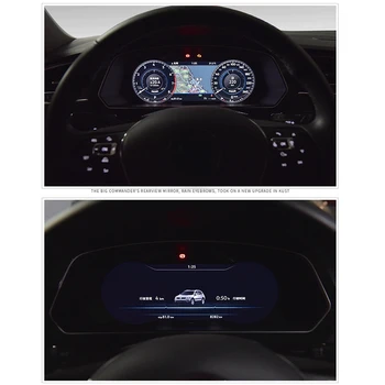 Samochodowa deska rozdzielcza prędkościomierz czujniki deska rozdzielcza monitor LCD mil do Volkswagen VW Tiguan 2016 2017 2018 2019 2020