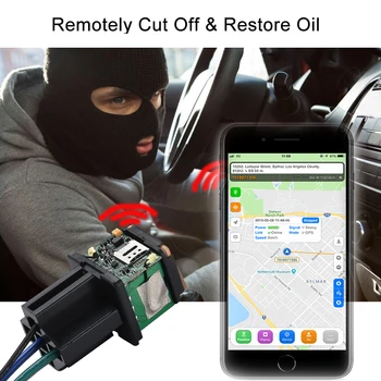 Samochodowy GPS-tracker ST-907 Tracking Relay Device GSM Lokalizator Remote Control Anti-theft Monitoring Cut off oil System z bezpłatnej aplikacji