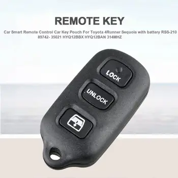 Samochód Smart Remote Control Car Key etui do Toyota 4Runner Sequoia z baterią RSS-210 89742- 35021 HYQ12BBX HYQ12BAN 314 Mhz