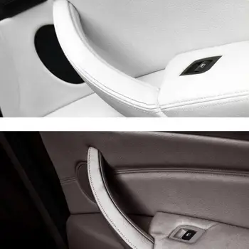 Samochód prawy lewy drzwi wewnętrzne podłokietnik pasek uchwyt do ciągnięcia wykończenie uchwyt auto wnętrze akcesoria do BMW E70 X5 E71 E72 X6 SAV