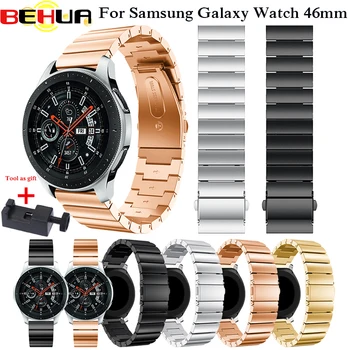 Samsung Samsung Galaxy Watch 46 mm pasek do zegarka Samsung Gear S3 Classic Frontier Watch band 22 mm watchband ze stali nierdzewnej 316L