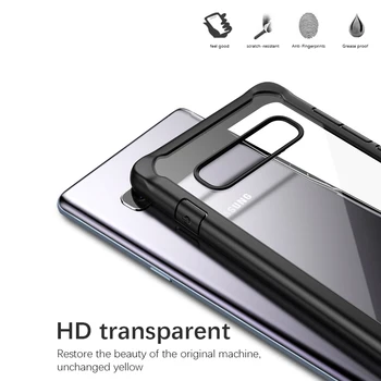 Samsung Samsung S10 Plus case iPaky S10e Case Silikon akrylowy hybrydowy odporna na wstrząsy przezroczyste etui do Samsung Galaxy S10 Case