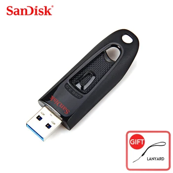 SanDisk USB 3.0 Flash Drive Disk CZ48 256GB 128GB 64GB, 32GB 16GB Pen Drive Tiny Pendrive Memory Stick Storage Device, Flash drive