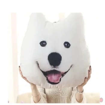 Self-eater husky Shiba Inu osobowość twórczą 3D duży pies głowa poduszka Poduszki pluszowe zabawki