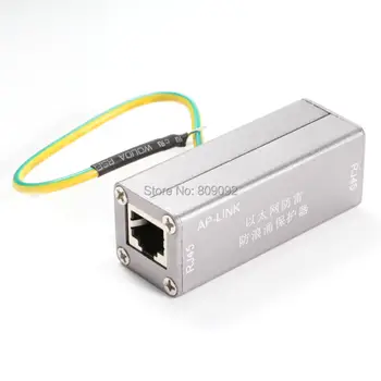 Sieć Ethernet RJ45 adapter urządzenie ochrony przeciwprzepięciowej błyskawica grzmot ochronnik