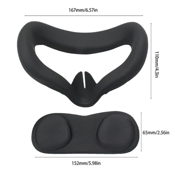 Silikonowa maska na oczy Cover Pad dla oculus Quest 2 VR Headset Anti-sweat Eye Cover