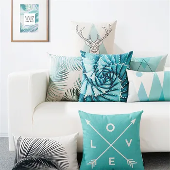 Skandynawski styl rzut poszewka geometryczna prosta Nakłucie poduszka poszewka do salonu sofa krzesło cojines 45x45cm